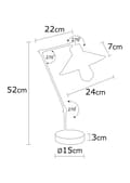Miniatyrbild 3 av 5: Bordslampa Manavgat - N-607