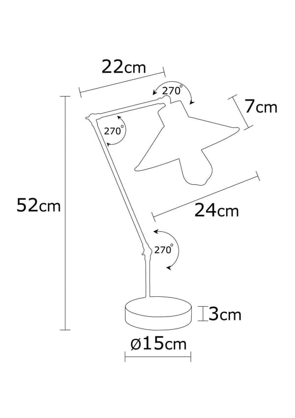 Bordslampa Manavgat - N-607
