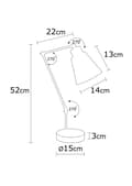 Miniatyrbilde 3 av 5: Bordlampe Manavgat - N-597