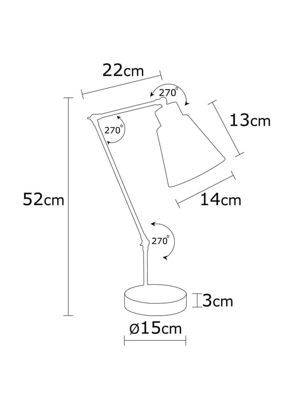 Bordslampa Manavgat - N-595