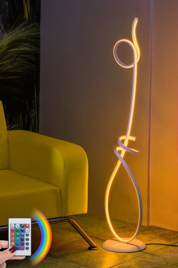 Gulvlampe Picasso Hvid - Flerfarvet