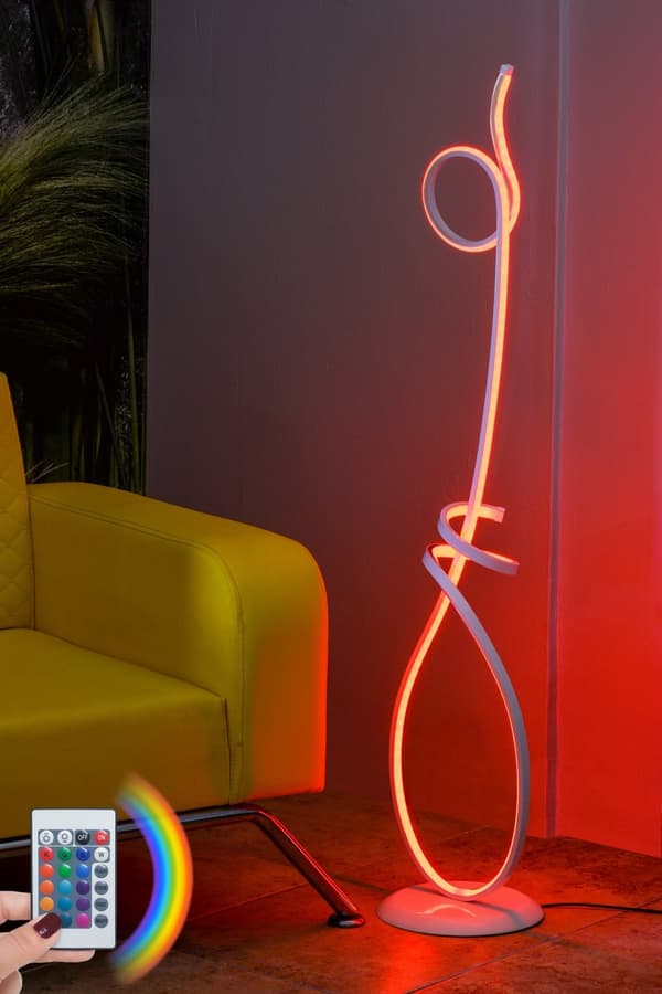 Gulvlampe Picasso Hvid - Flerfarvet