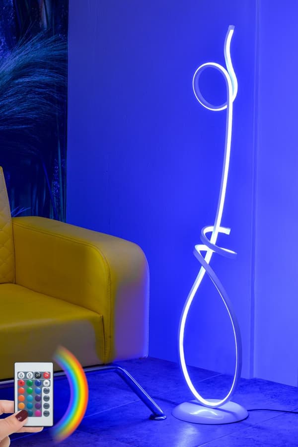 Gulvlampe Picasso Hvid - Flerfarvet