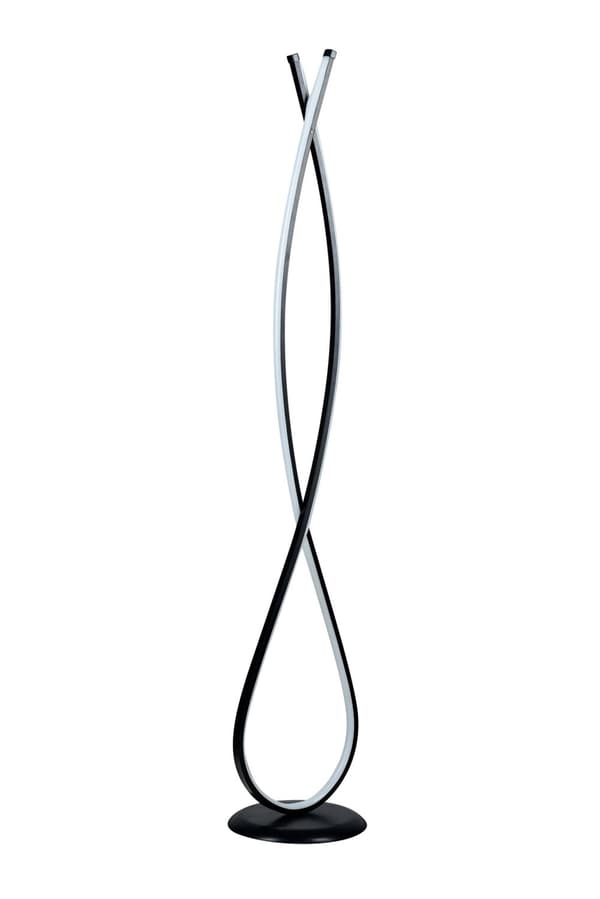 Gulvlampe Infinity Sort - Hvid
