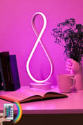 Miniatyrbilde 4 av 9: Bordlampe Degas White - Flerfarget lys