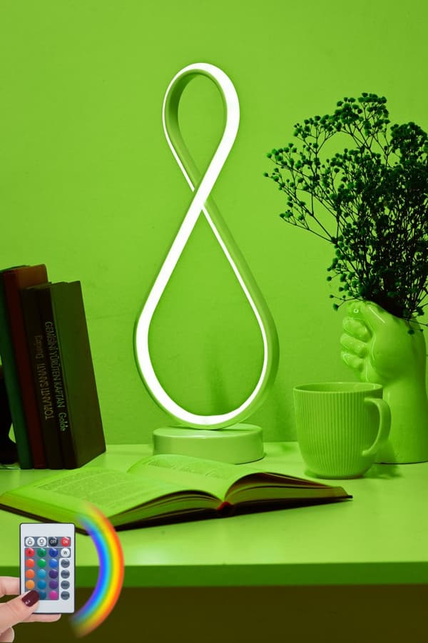 Bordlampe Degas White - Flerfarget lys