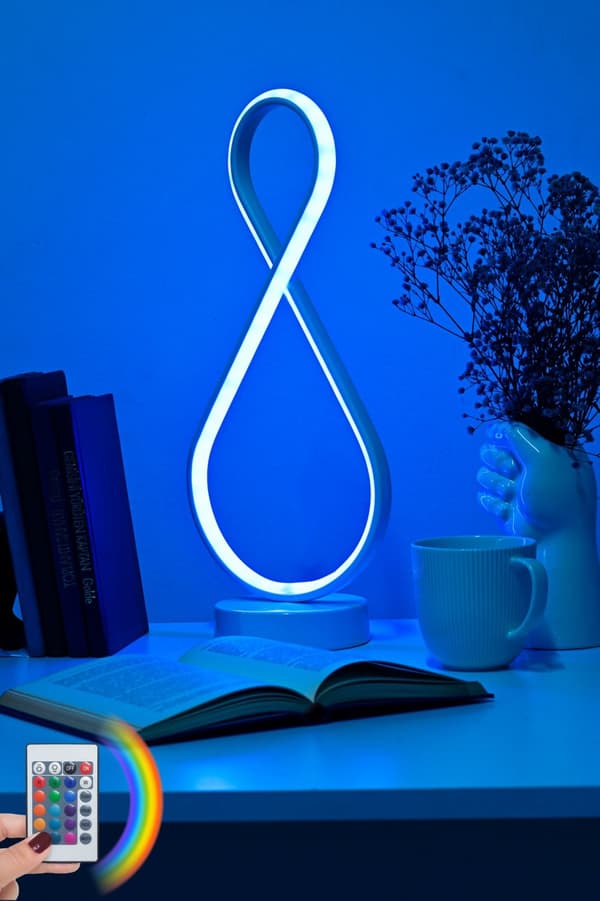 Bordlampe Degas White - Flerfarget lys