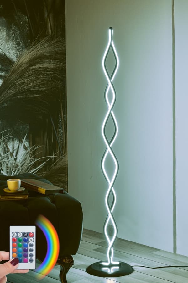 Gulvlampe Catena Sort - Flerfarvet