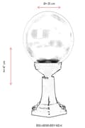 Miniatyrbild 3 av 4: Utomhusvägglampa BSU-68160-BSY-M2-K