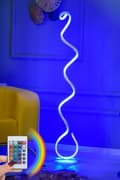 Miniatyrbild 5 av 9: Golvlampa Cobra Vit - Flerfärgad