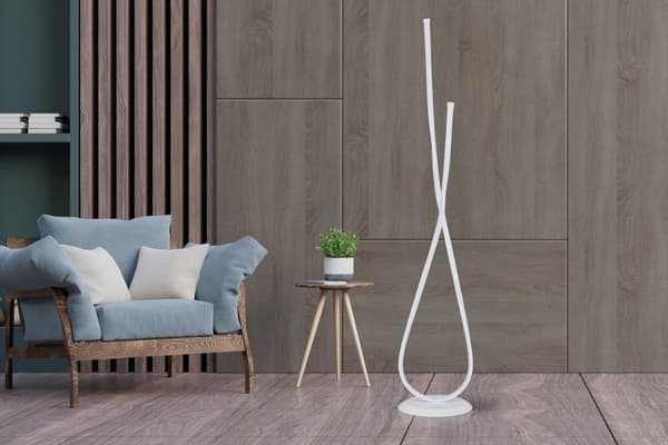 Gulvlampe Van Gogh Hvid - Flerfarvet
