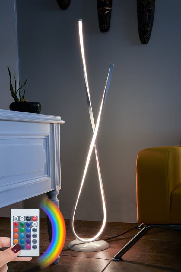 Gulvlampe Van Gogh Hvid - Flerfarvet