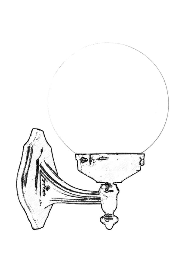 Utomhusvägglampa BAP-68160-BSY-M1-OP