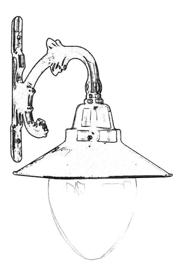 Utomhusvägglampa BAP-68204-BSY-M2