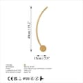 Miniatyrbilde 6 av 6: Vegglampe Uyan - 13598