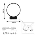Miniatyrbild 8 av 8: Bordslampa Halka - 13307