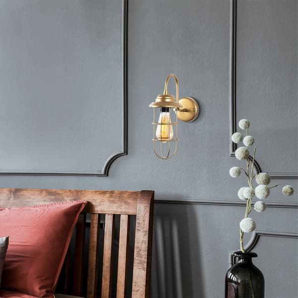 Vegglampe Mahoni - 13206