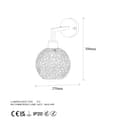 Miniatyrbilde 5 av 5: Vegglampe Hay - 11870