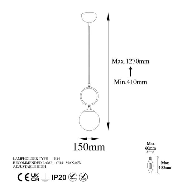 Lysekrone Ring - 13433