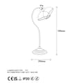 Miniatyrbild 8 av 8: Bordslampa Konika - 12262