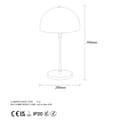 Miniatyrbilde 5 av 5: Bordlampe Varzan - 10857