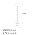 Miniatyrbillede 6 af 6: Gulvlampe blandet - 11513