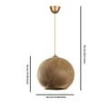 Miniatyrbild 5 av 5: Chandelier Nest - Guld, Brun