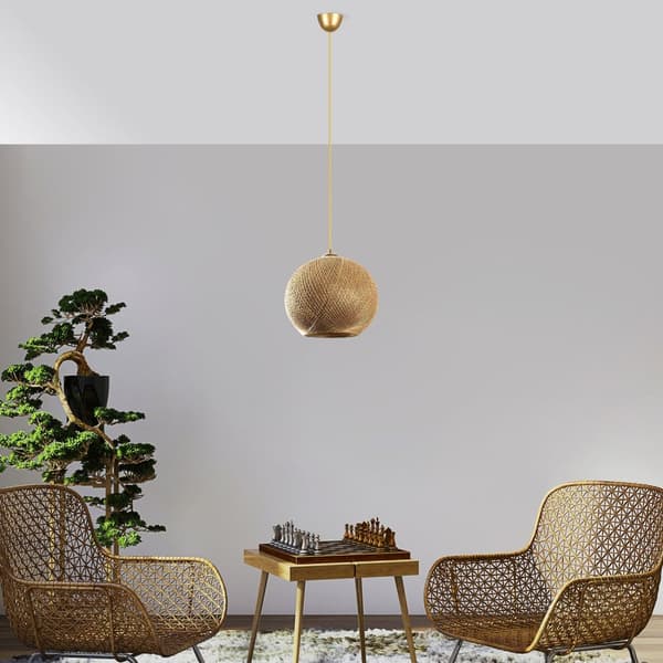 Chandelier Nest - Guld, Brun
