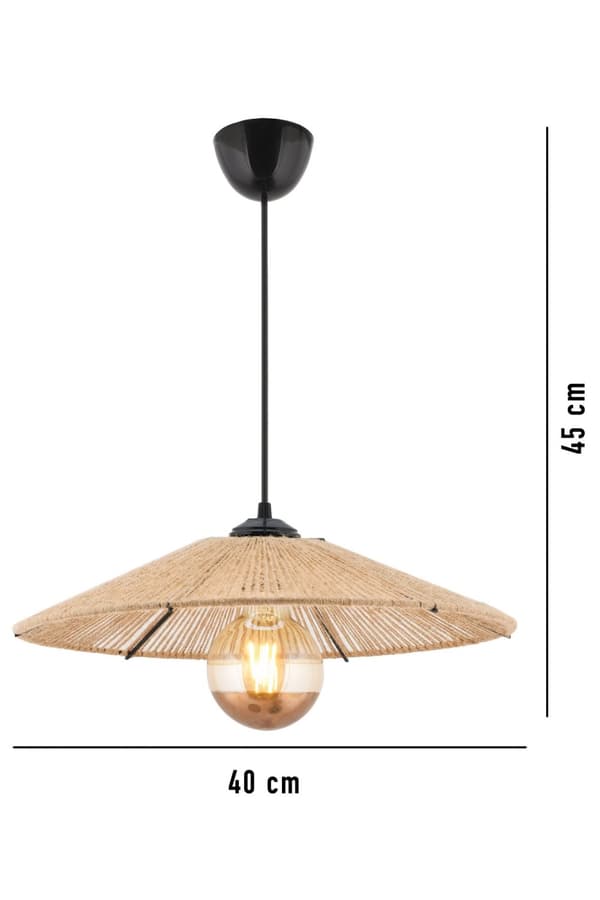 Ljuskrona Merten Jute