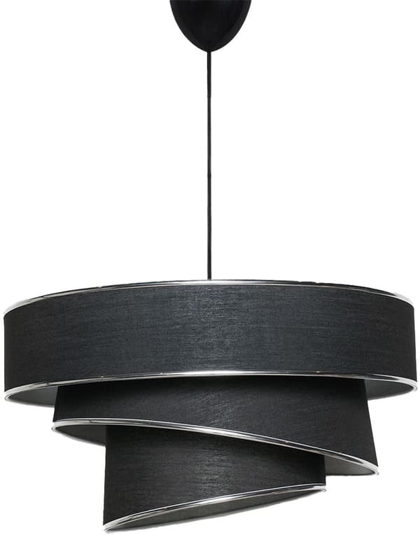 Ljuskrona Couper - Svart, Silver
