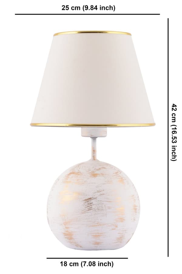Bordslampa Ballong - Vit