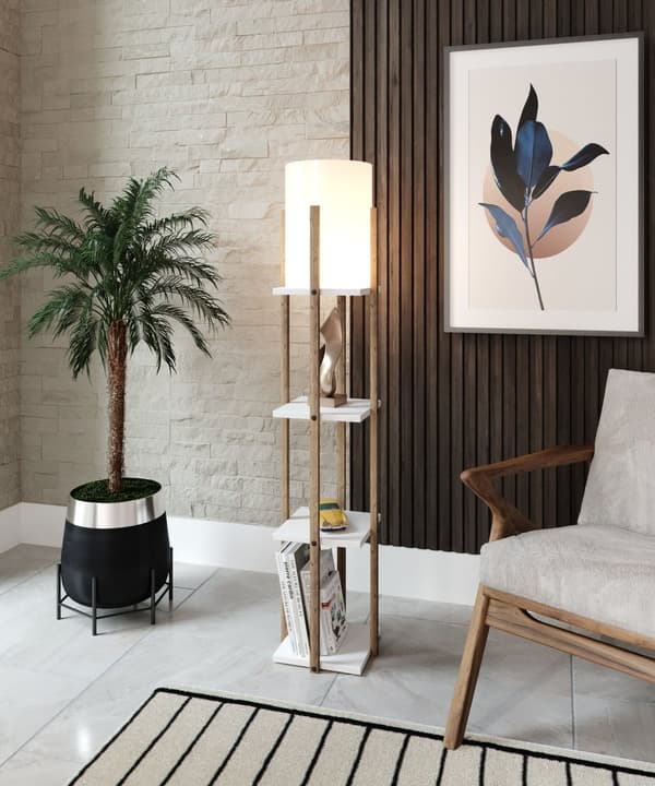Gulvlampe Nora - Hvid