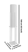 Miniatyrbillede 3 af 3: Gulvlampe Dor - Hvid