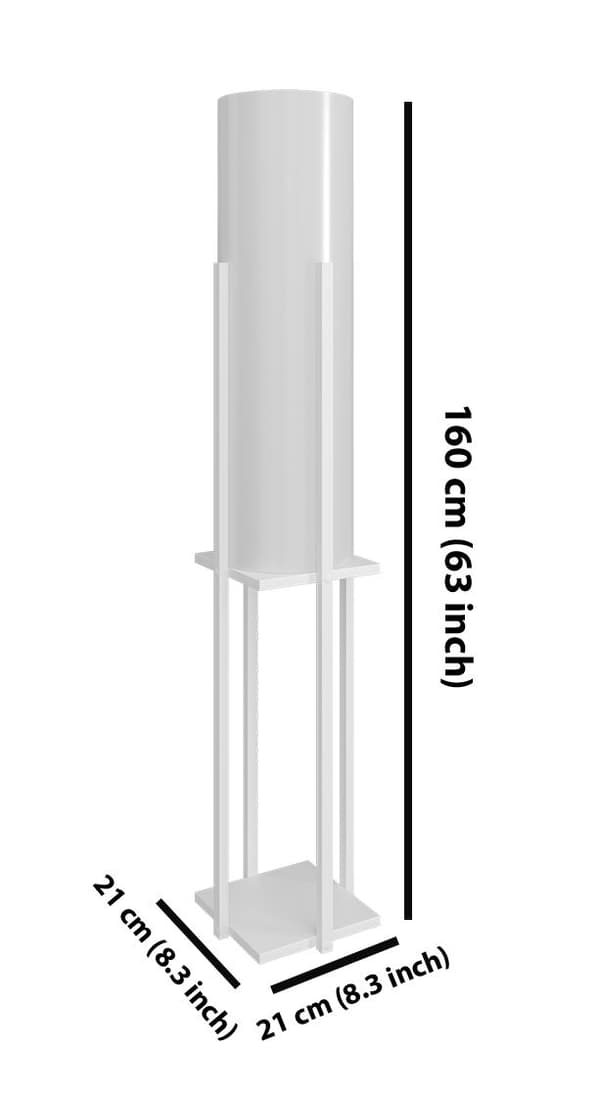 Gulvlampe Dor - Hvid