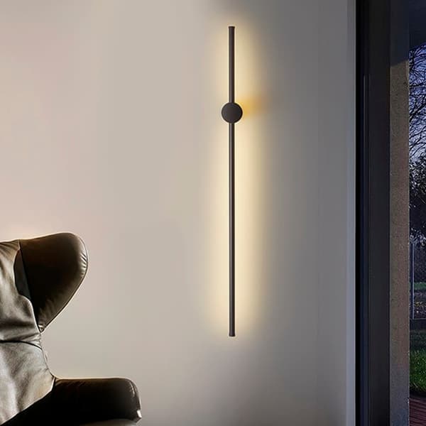 Vägglampa L1174 - Svart