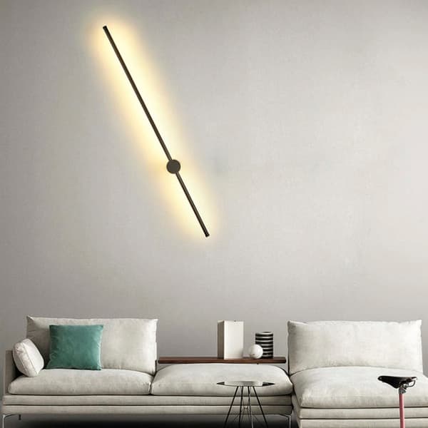 Vägglampa L1177 - Svart