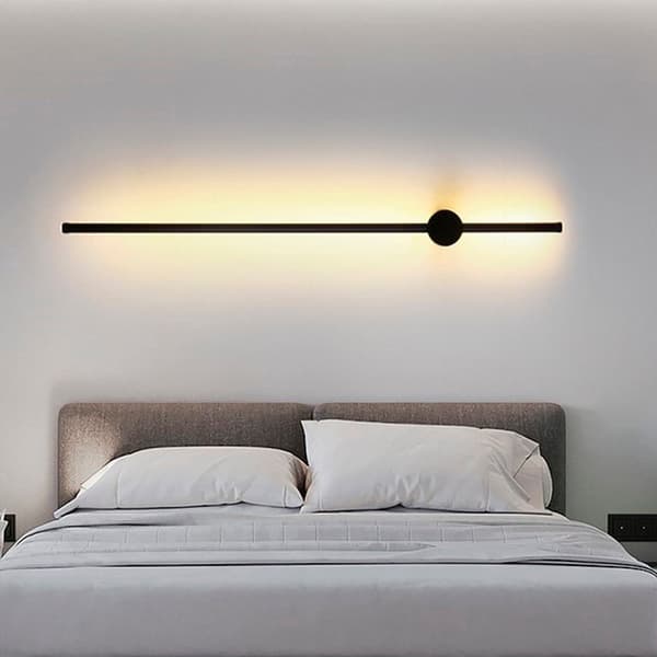 Vägglampa L1177 - Svart