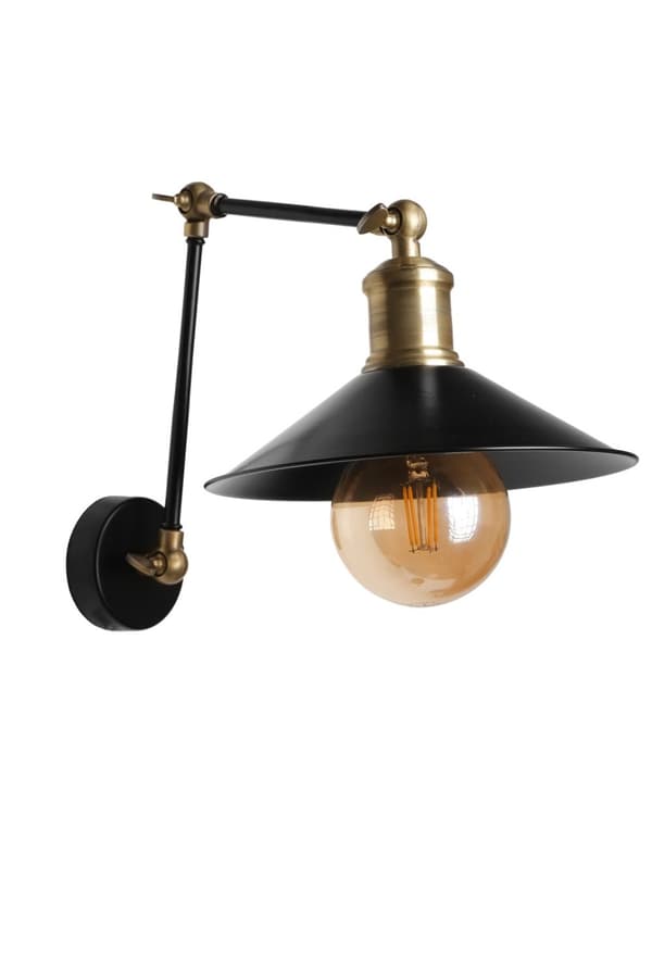 Vägglampa Sara Metal Başlıklı Aplik