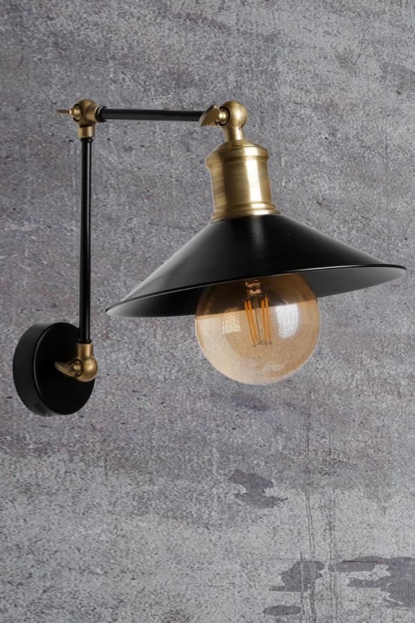 Vägglampa Sara Metal Başlıklı Aplik