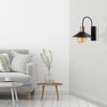Miniatyrbilde 1 av 3: Vegglampe Avni Metal Başlıklı Aplik