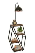 Miniatyrbillede 2 af 6: Gulvlampe Sembol Ceviz Lambader Retro 3 Başlıklı