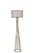 Miniatyrbillede 3 af 6: Gulvlampe Havin Eskitme Lambader Silindir Açık Hasır Abajurlu