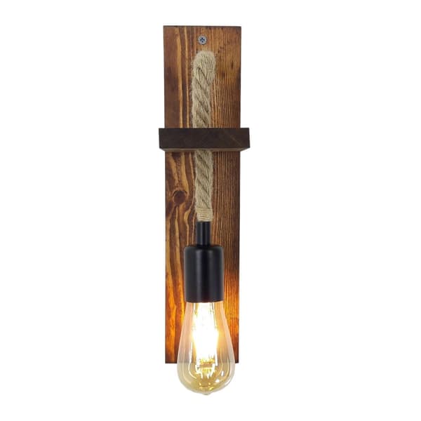 Vägglampa Ahşap Aplik 17