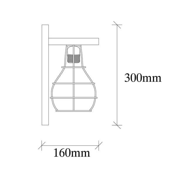Vägglampa Erebos - 121-A