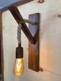 Miniatyrbild 5 av 9: Vägglampa Ahşap Aplik 18