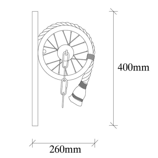 Vegglampe Erebos - 123-A
