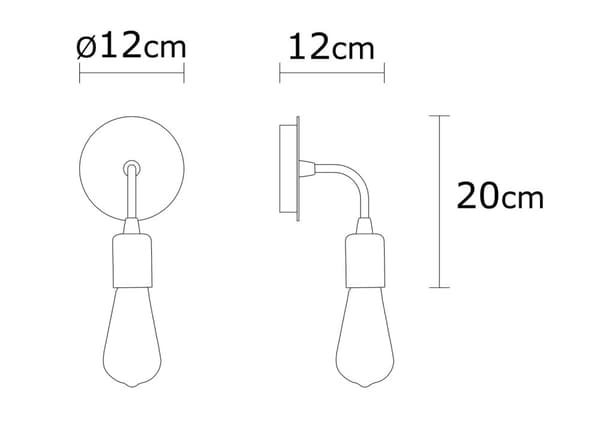 Vägglampa Harput - N-1327