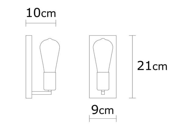 Vägglampa Karain - N-1353