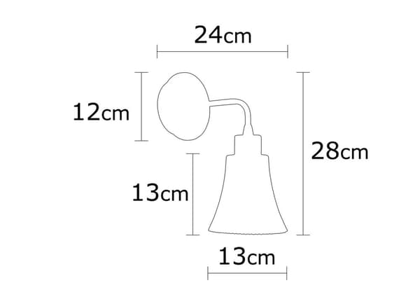 Vegglampe Foca - N-129