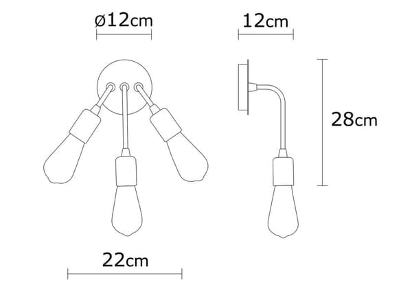 Vägglampa Harput - N-1337